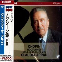Philips Japan Best 100 : Arrau - Chopin Nocturnes